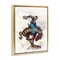 Stupell Industries Cowboy Bar Sign Floating Frame By Jadei Graphics